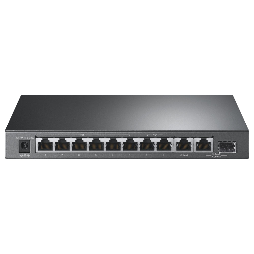 Switch TP-Link Gigabit Ethernet TL-SG1210PP, 10Puertos 10/100/1000Mbps, 20Gbit/s, 4000 Entradas – No Administrable