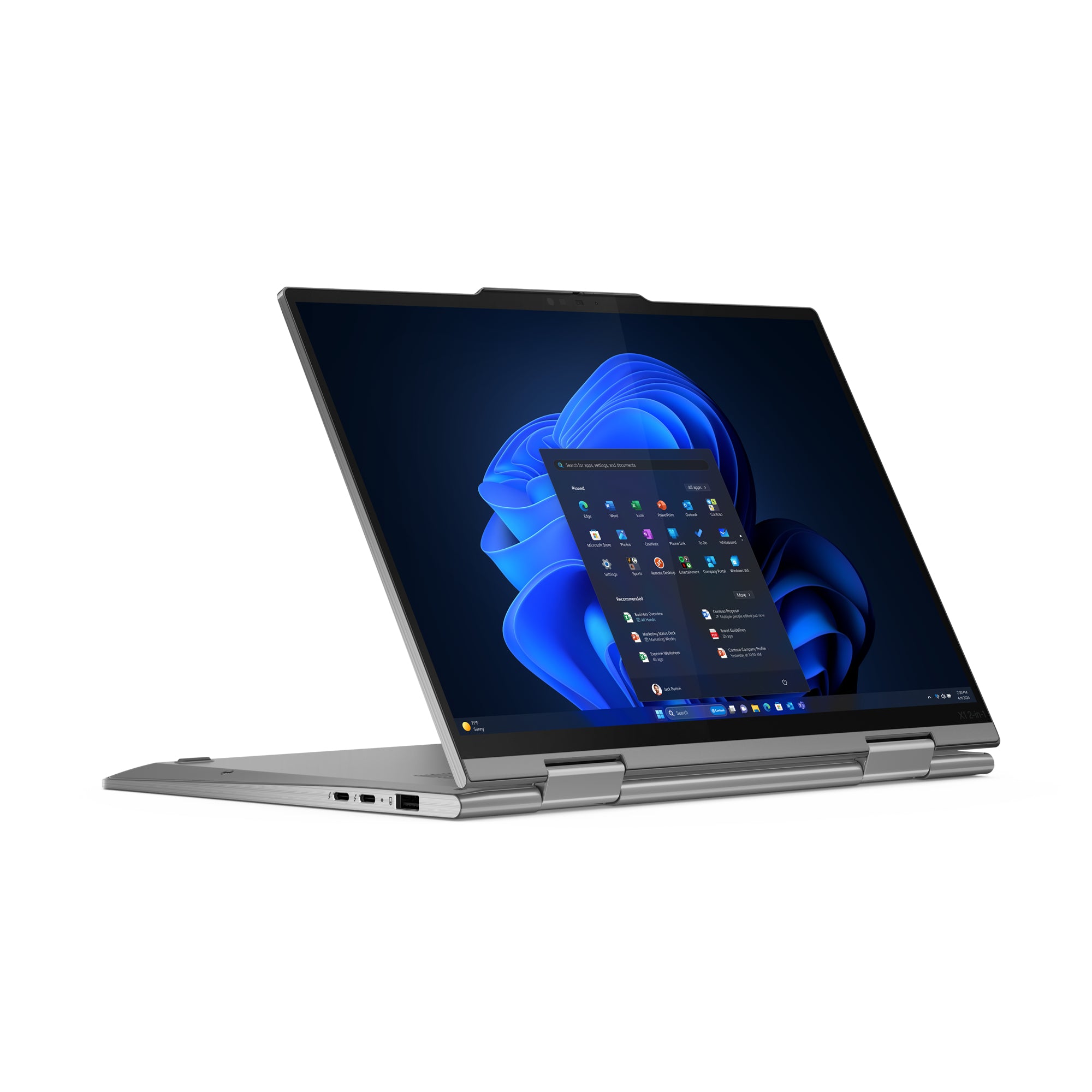 ThinkPad X1 2-in-1 G9|Intel® Core™ Ultra 7 155U (E-cores up to 3.80GHz|12MB) 14 1920 x 1200 Touch|Windows 11 Pro 64|16.0GB|512GB SSD M.2 2280 PCIe Gen4 TLC Opal|Intel® Graphics|NFC|BT5.1 or BT5.3|Intel®AX211vPro|No Wired Ethernet|1080PFHD RGB+IR|3 Cell