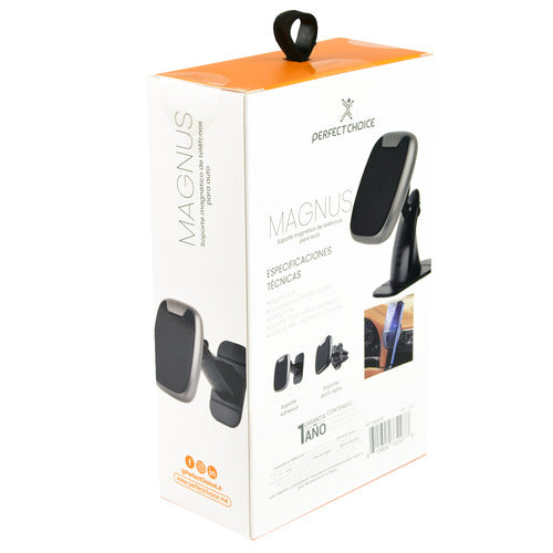 Perfect Choice Soporte Magnetico para Smartphone Magnus, Negro