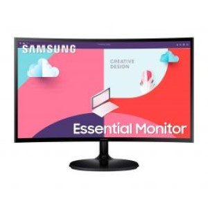 27 INC ESSENTIAL 27 CURVED MONITOR WITH EYE PROTECTION BLACK C