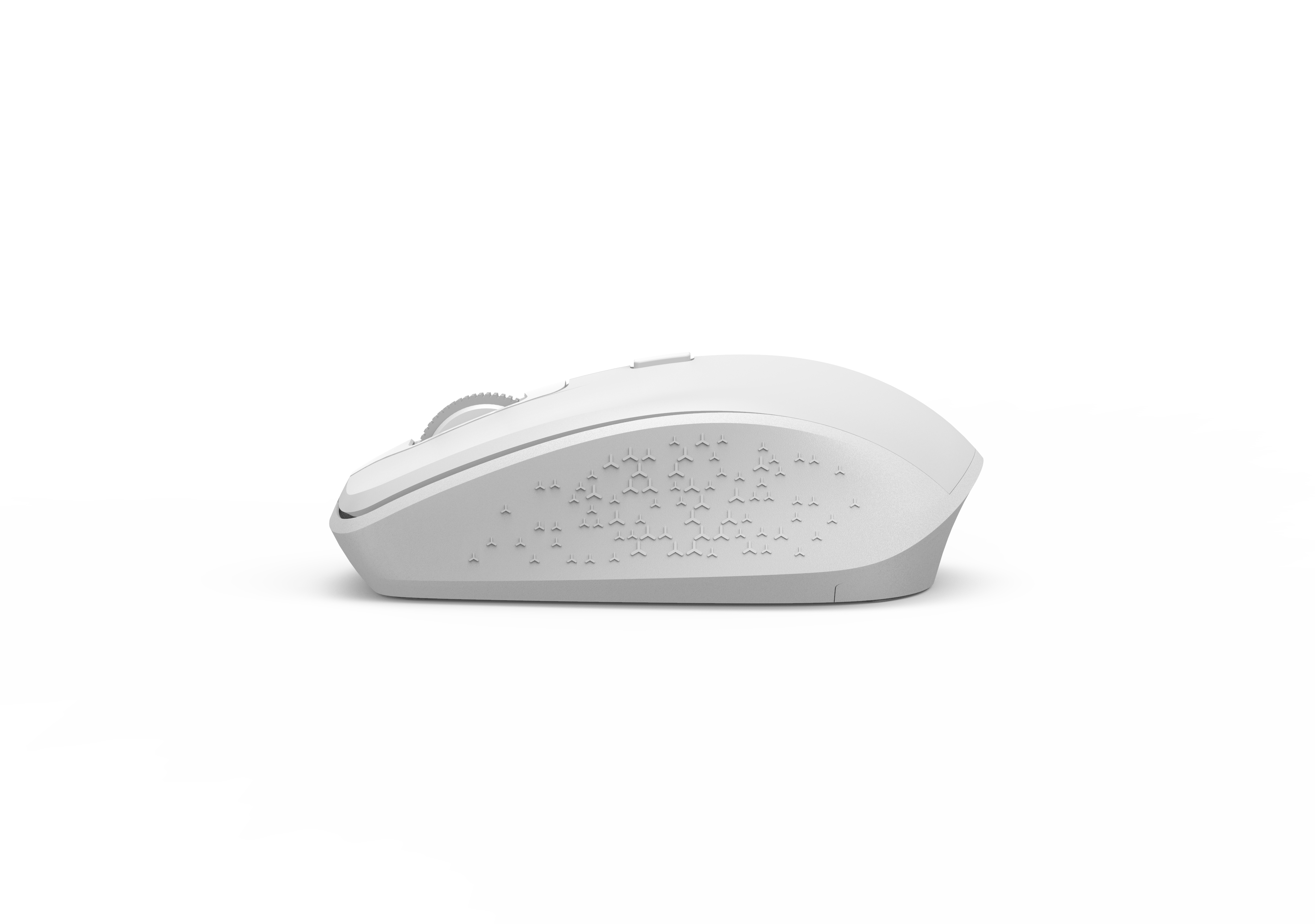 Mouse Inalambrico Acteck Multiplataforma Optimize Trip MI670 / 2.4 GHz + 2 Modos Bluetooth / Hasta 1600 DPI / 4 Botones / Ergonómico / 1xBat AA Incluida / Elite Blanco