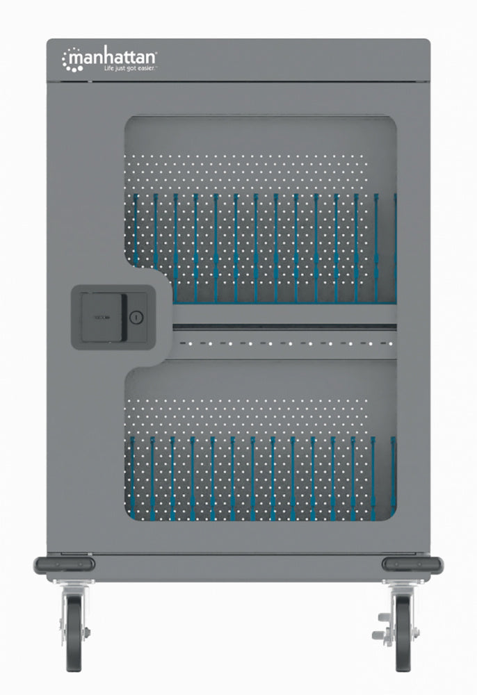 Manhattan Estación de Carga 102353, 32 Contactos AC, 240V, Negro