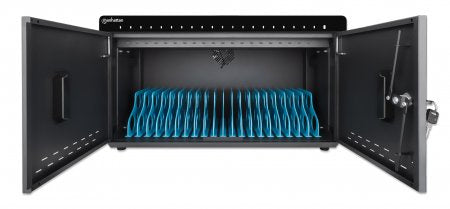 Gabinete profesional para carga de energía con 20 puertos USB-C - 360 W - Manhattan