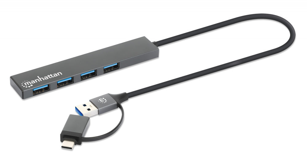 Manhattan Hub USB-A 3.1 - USB-A 3.1, 5 Gbit/s