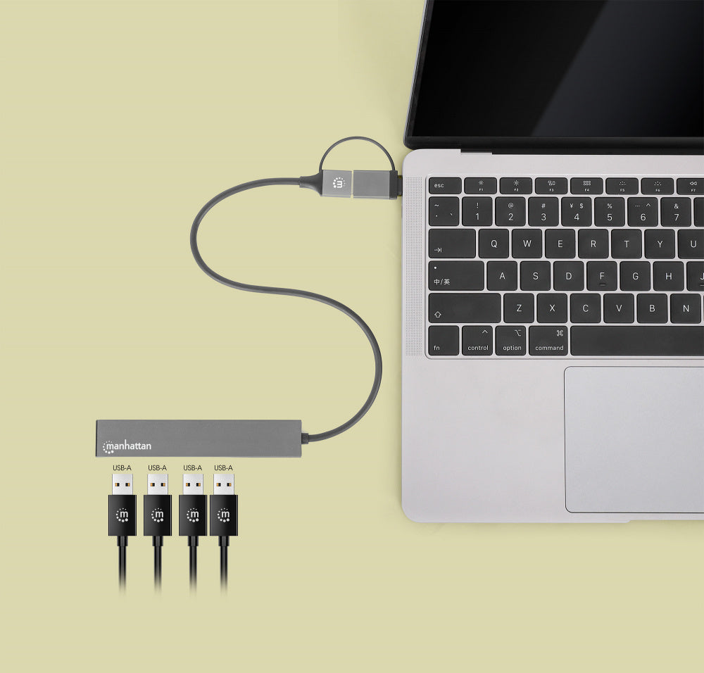 Manhattan Hub USB-A 3.1 - USB-A 3.1, 5 Gbit/s