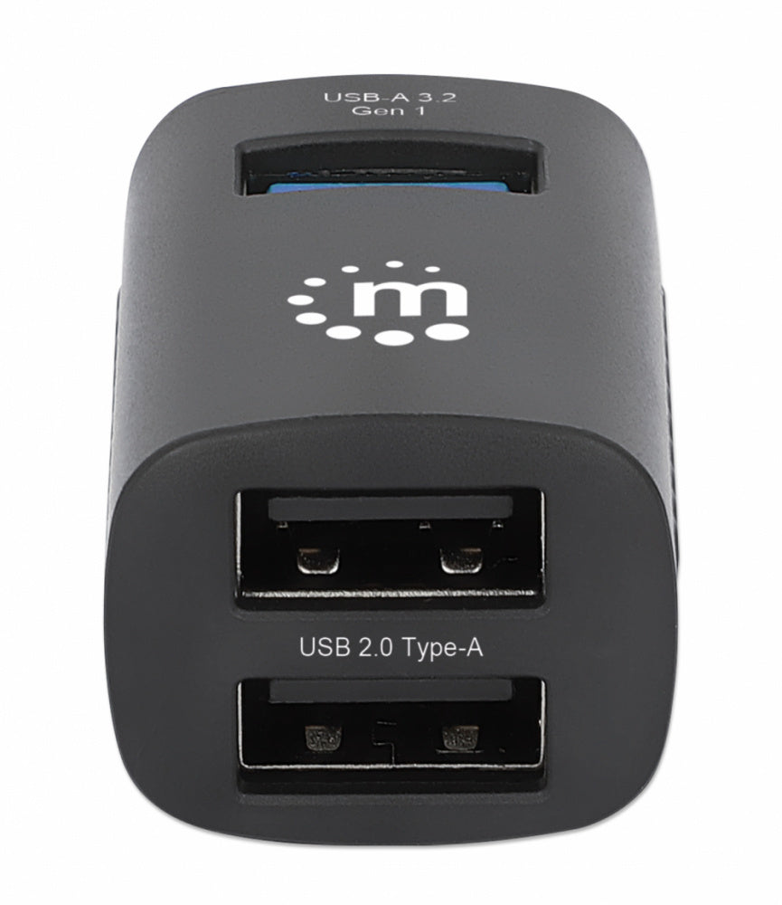 Manhattan Hub USB-C - USB-A 2.0, USB-A 3.1, 5 Gbit/s