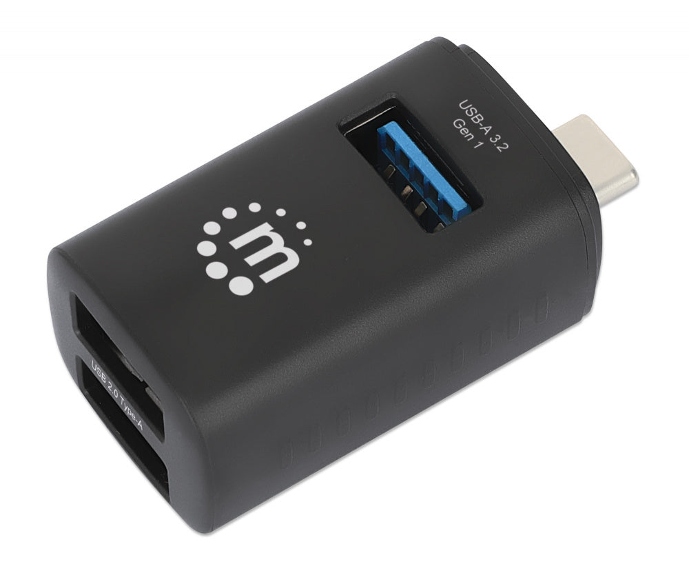 Manhattan Hub USB-C - USB-A 2.0, USB-A 3.1, 5 Gbit/s