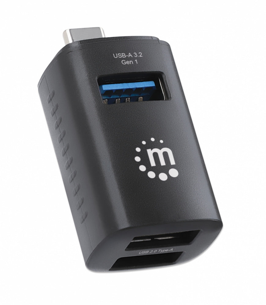 Manhattan Hub USB-C - USB-A 2.0, USB-A 3.1, 5 Gbit/s