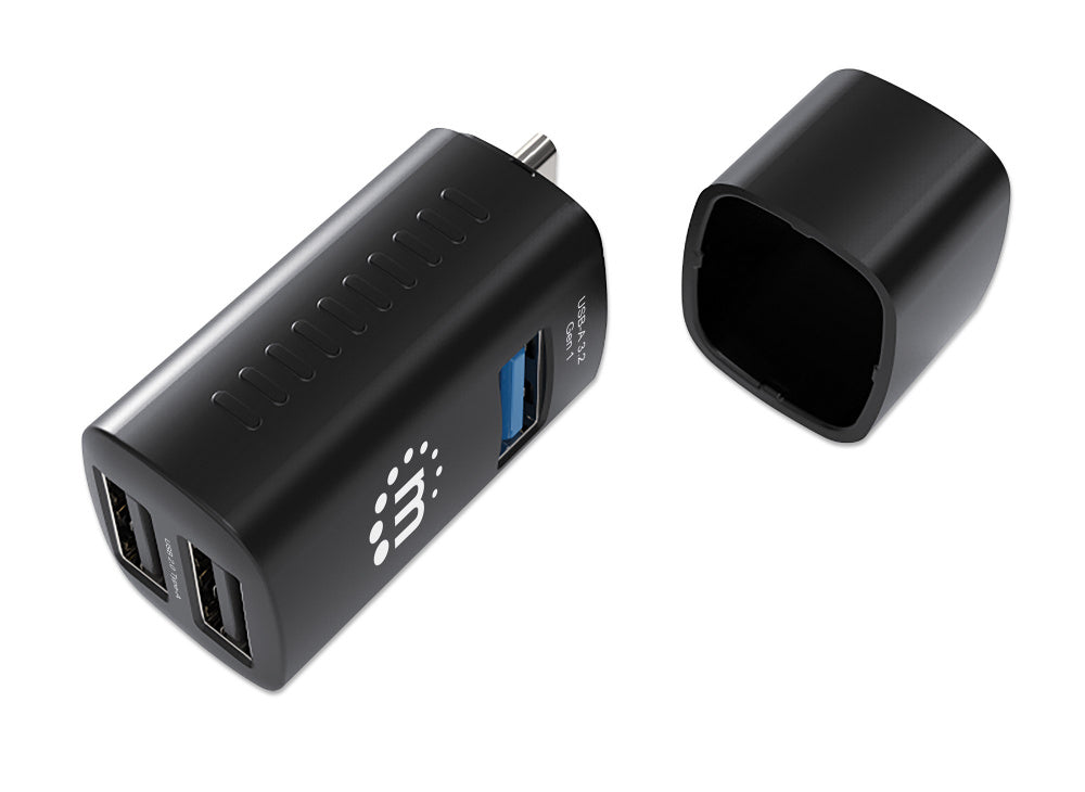 Manhattan Hub USB-C - USB-A 2.0, USB-A 3.1, 5 Gbit/s
