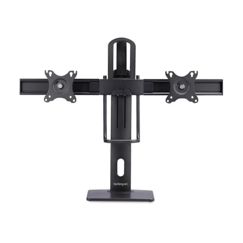 StarTech.com Soporte de Escritorio de Travesaño para Dos Monitores de 27 Pulgadas - Capacidad de