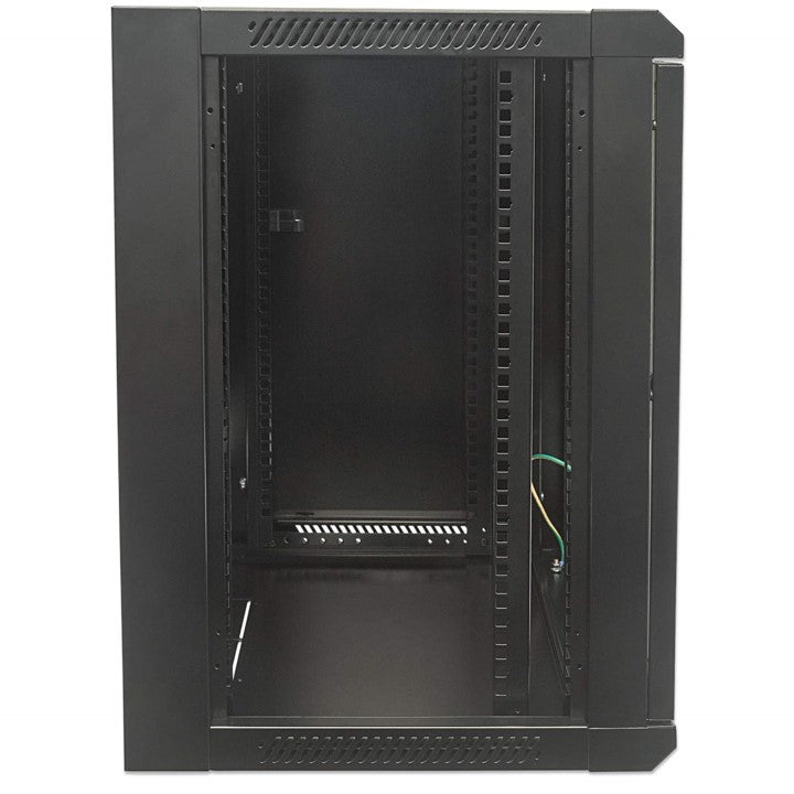 Manhattan Intelligent 12U Montaje en pared Gabinete cerrado Armario de bastidor para Redes -