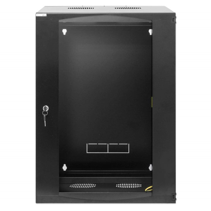 Intellinet 15U Montable en bastidor, Montaje en pared Armario de bastidor para Conmutador LAN,