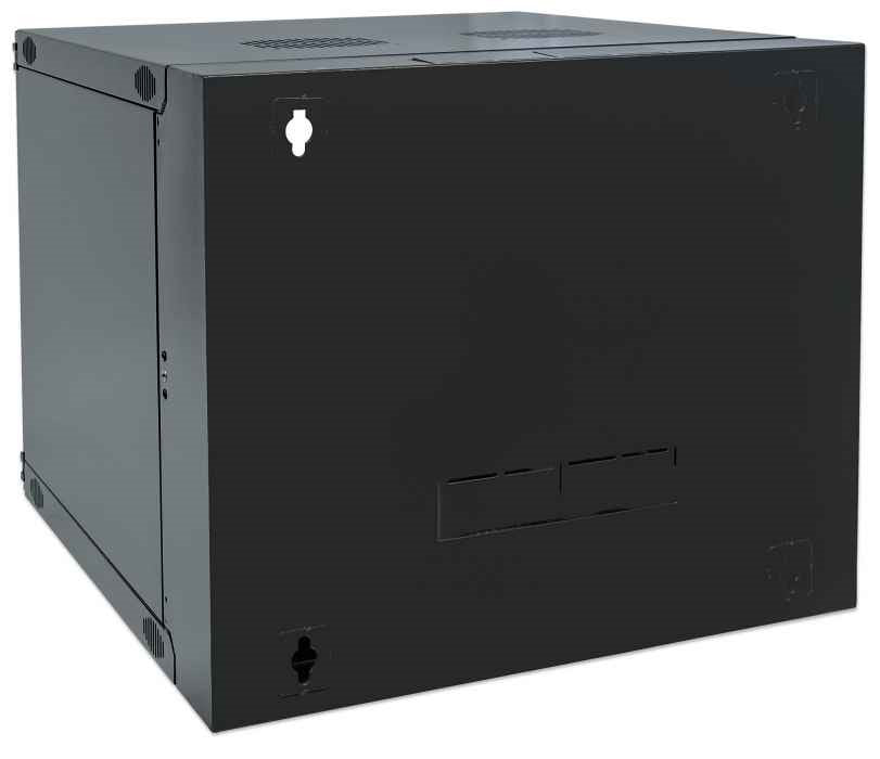 Intellinet 9U Montaje en pared Gabinete cerrado Armario de bastidor para Conmutador LAN, Panel de
