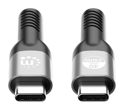 Manhattan Cable USB-C Macho - USB-C Macho, 2 Metros