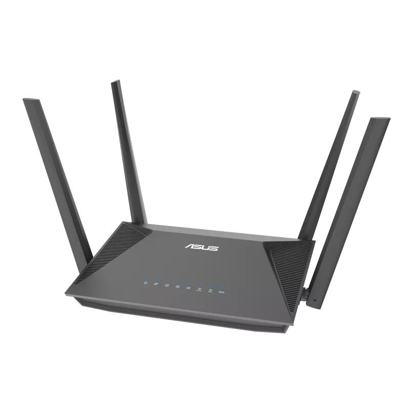 Router ASUS Gigabit Ethernet de Banda Dual RT-AX52 AX1800 con AiMesh, Inalámbrico, 1201 Mbit/s, 4x RJ-45, 2.4/5GHz, con 4 Antenas Externas