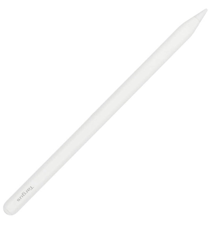 Lápiz óptico Targus AMM181GL - Bluetooth - Activo - Punta de stylus reemplazable - Blanco - Tablet