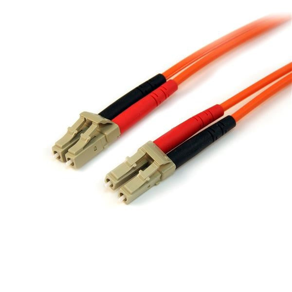 CABLE 5M RED MULTIMODO DUPLEX FIBRA OPTICA LC-LC 50-125 - PATCH