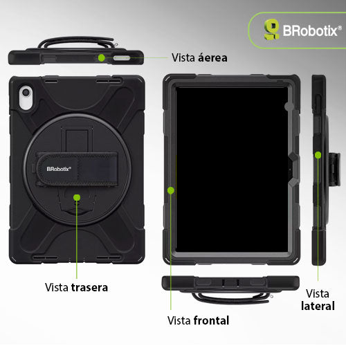 BROBOTIX FUNDA DE USO RUDO PARA TABLETA APPLE IPAD 11VA GENERACION