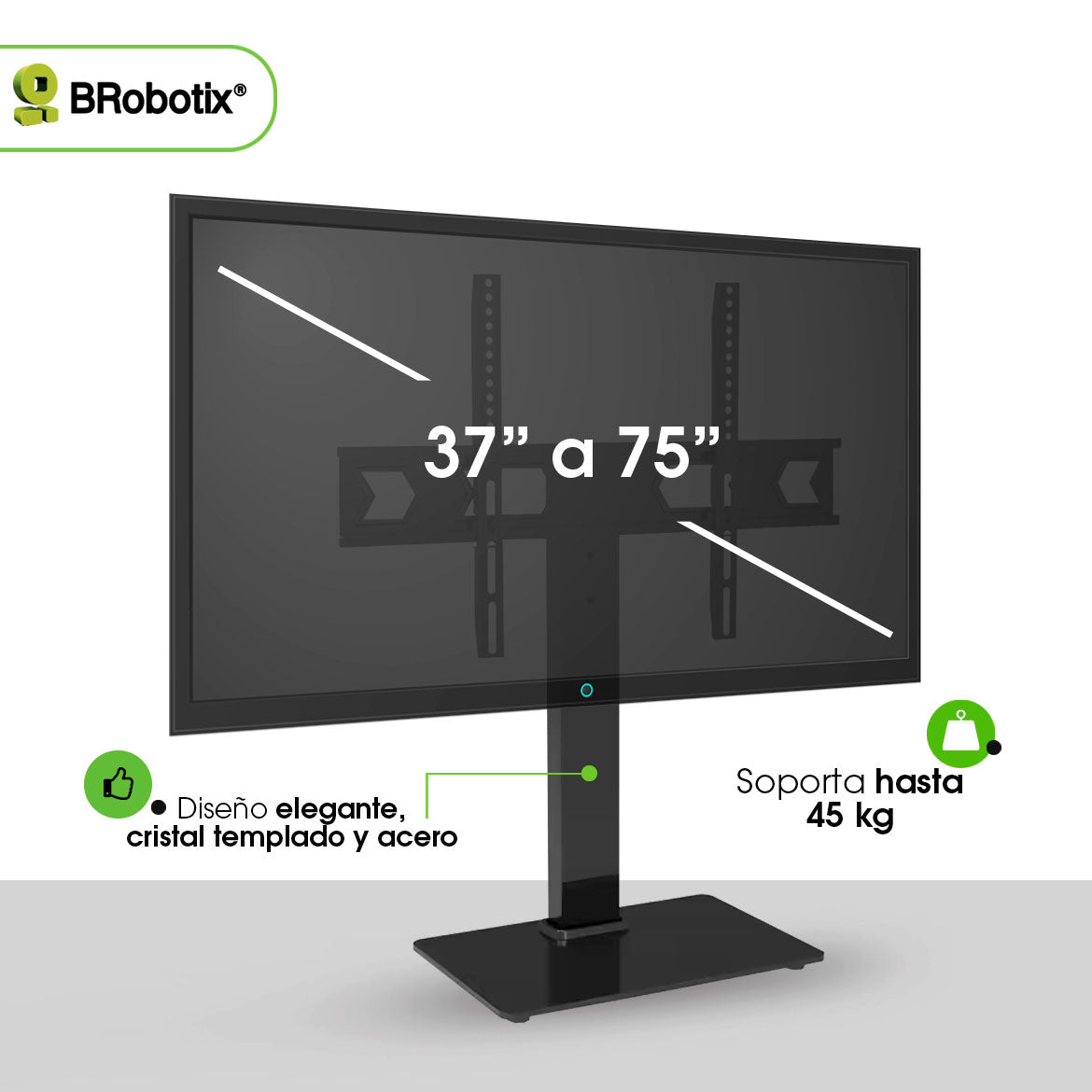 BROBOTIX SOPORTE DE MESA PARA TV DE 37