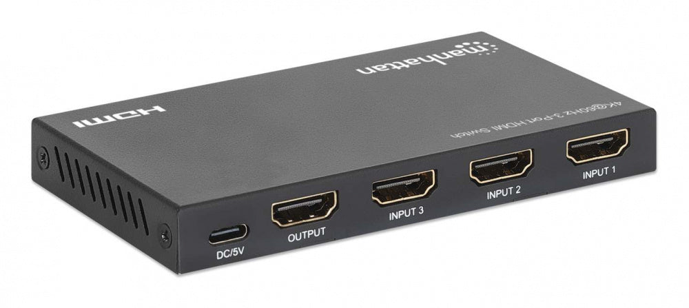 Manhattan Divisor de Video HDMI, 3x HDMI, 3840x2160 4K