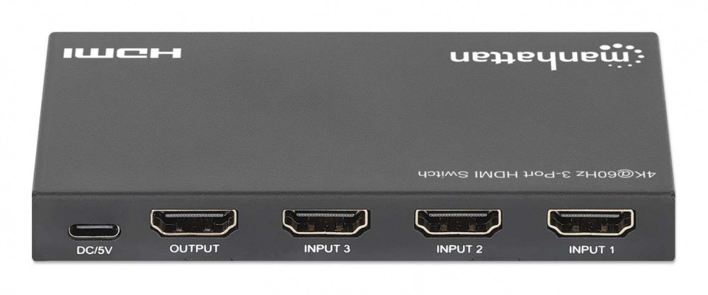 Manhattan Divisor de Video HDMI, 3x HDMI, 3840x2160 4K