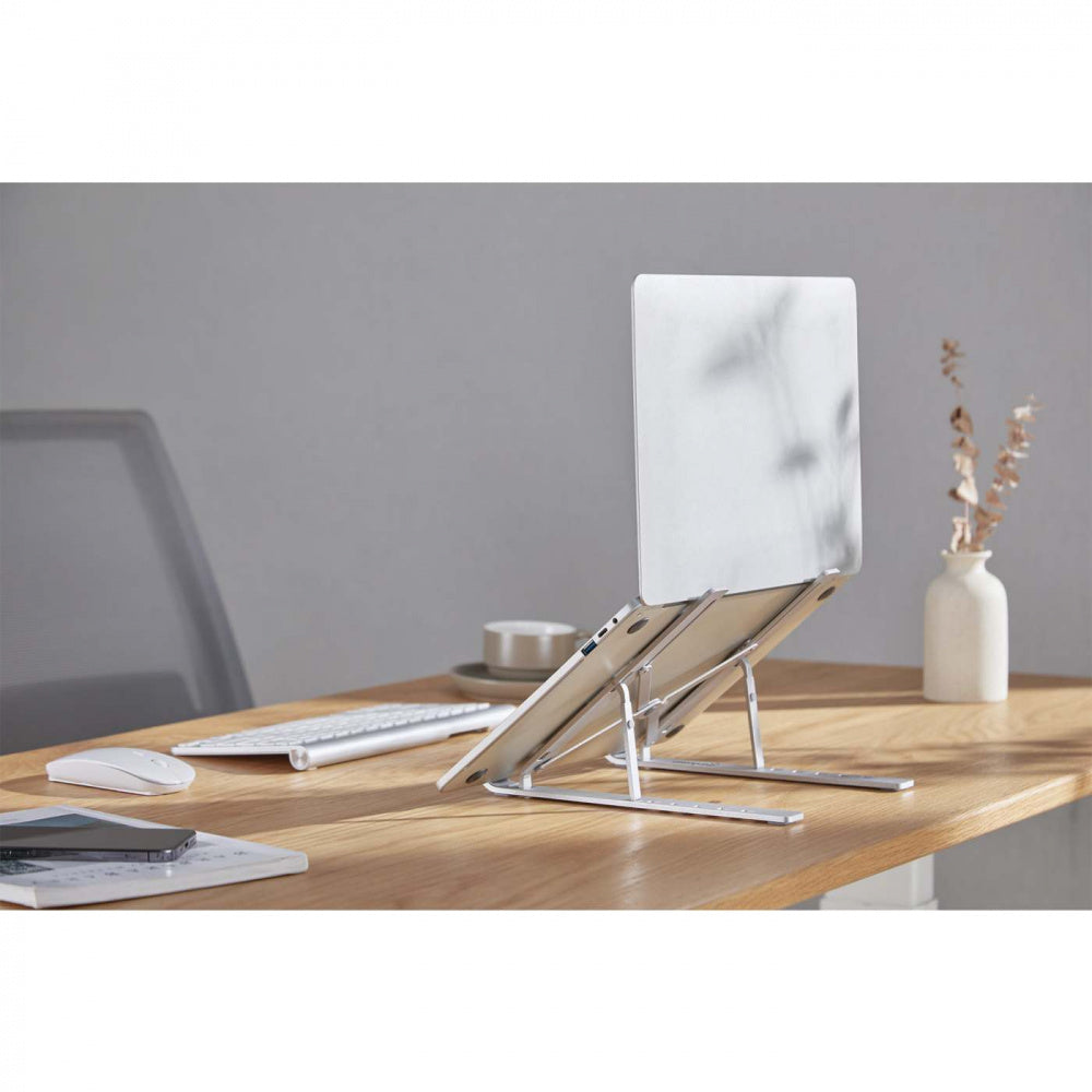 SOPORTE LAPTOP P/ESCRITORIO  DE POSICIONES  ALUMINIO PREMIUM