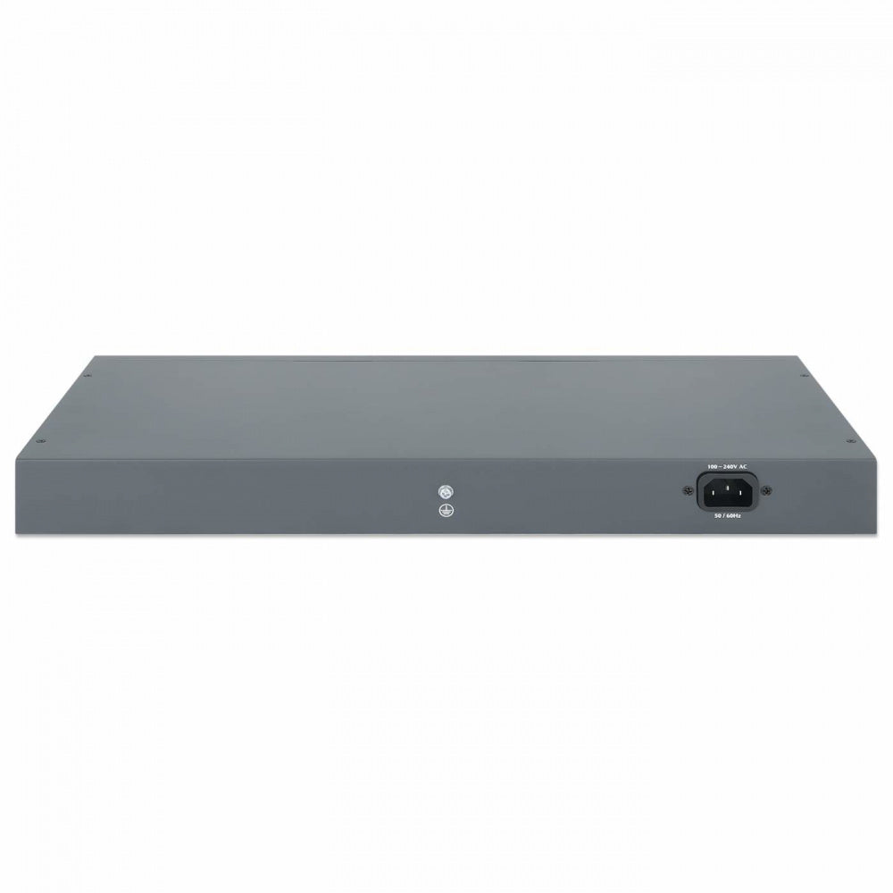 Switch PoE+ con 16 puertos Gigabit Ethernet y 2 puertos SFP - Intellinet Switch PoE