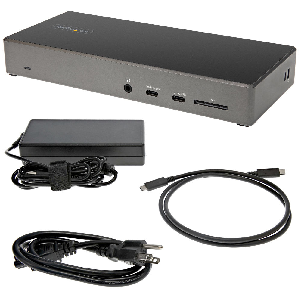 DOCKING STATION USB C PD100W 3 MONITORS 4K 2XDP/HDMI