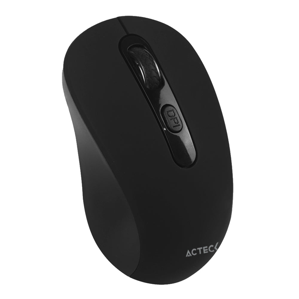 Mouse Acteck Inalámbrico Optimize Joy MI215 / 2.4 GHz / Hasta 1600 DPI / 3 Botones / Ergonómico /