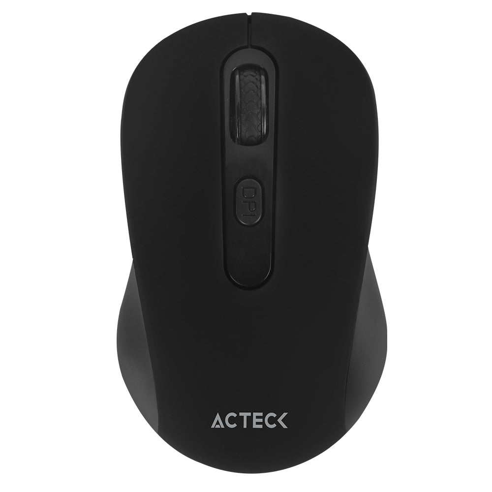 Mouse Acteck Inalámbrico Optimize Joy MI215 / 2.4 GHz / Hasta 1600 DPI / 3 Botones / Ergonómico /