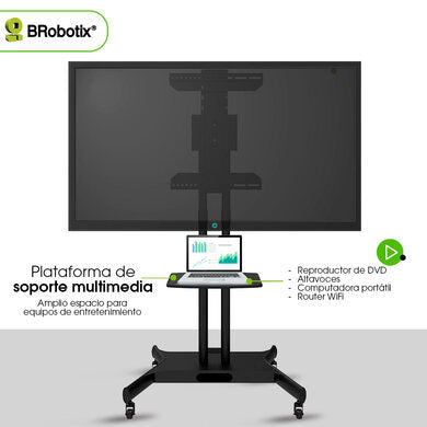BRobotix Soporte de Piso 6007792 para Pantalla 32