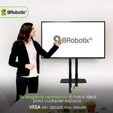 BRobotix Soporte de Piso 6007792 para Pantalla 32