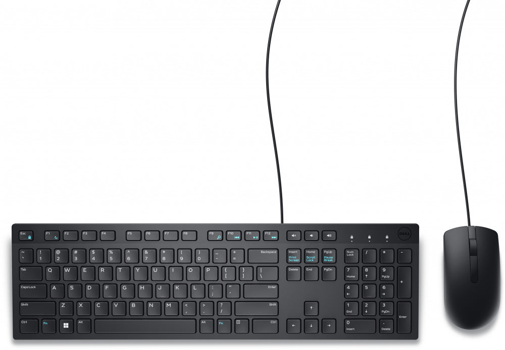 KIT TECLADO Y MOUSE ALAMBRICO KM300C USB NEGRO 1YW