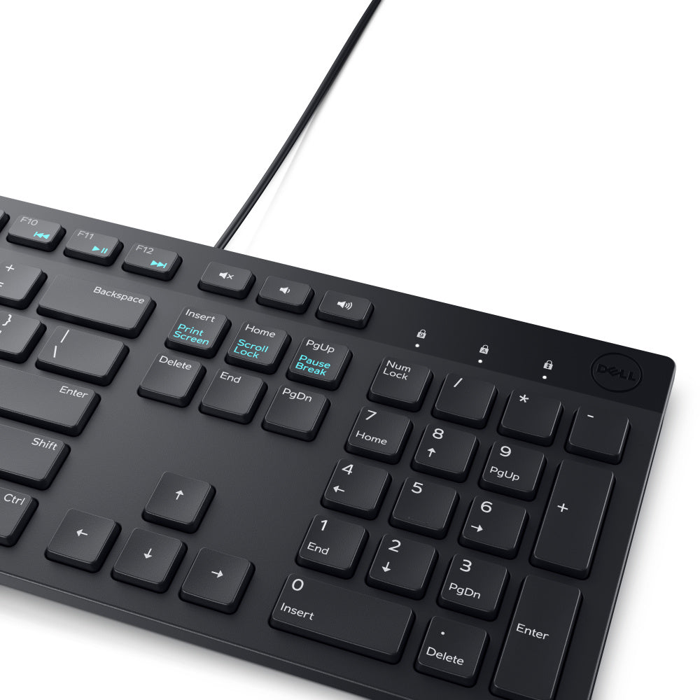 KIT TECLADO Y MOUSE ALAMBRICO KM300C USB NEGRO 1YW