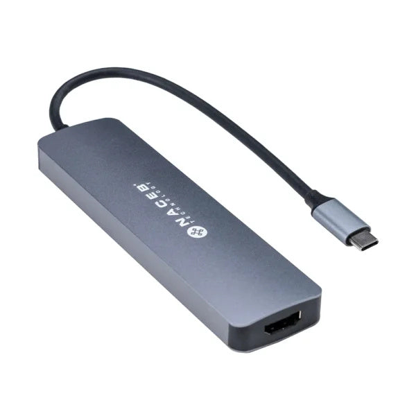 Naceb Hub USB-C - HDMI, USB-A 3.1, USB-C, 480 Mbit/s