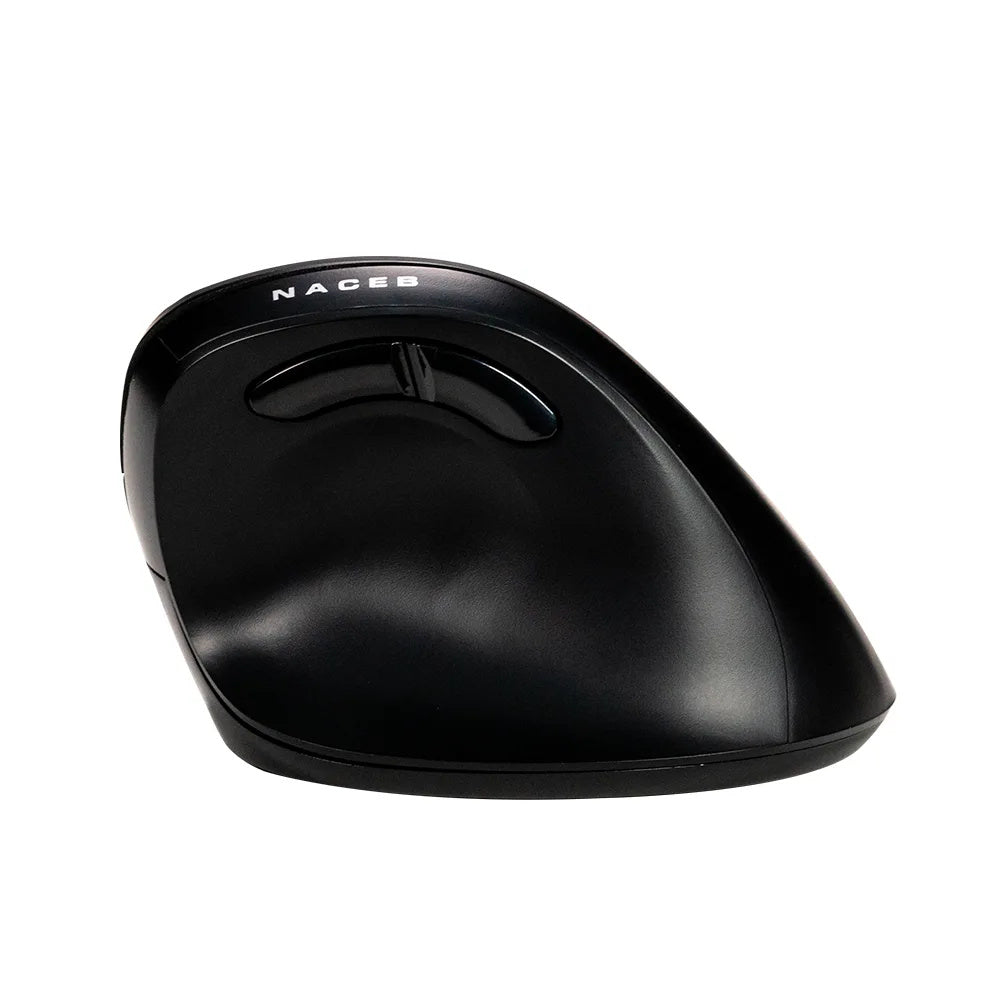 Mouse Naceb - Frecuencia Bluetooth/Radio - USB - 5 Botón(es) - Negro - Inalámbrico - 2.40GHz - 1600