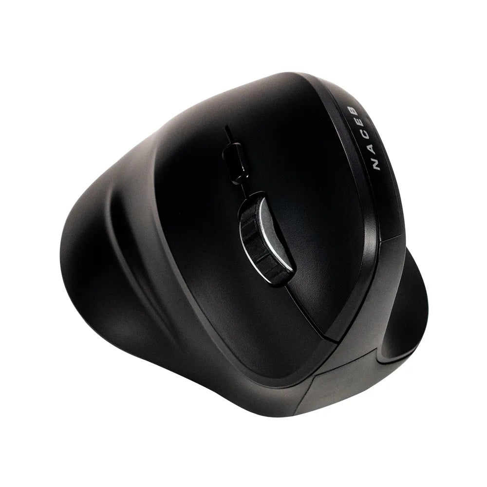 Mouse Naceb - Frecuencia Bluetooth/Radio - USB - 5 Botón(es) - Negro - Inalámbrico - 2.40GHz - 1600
