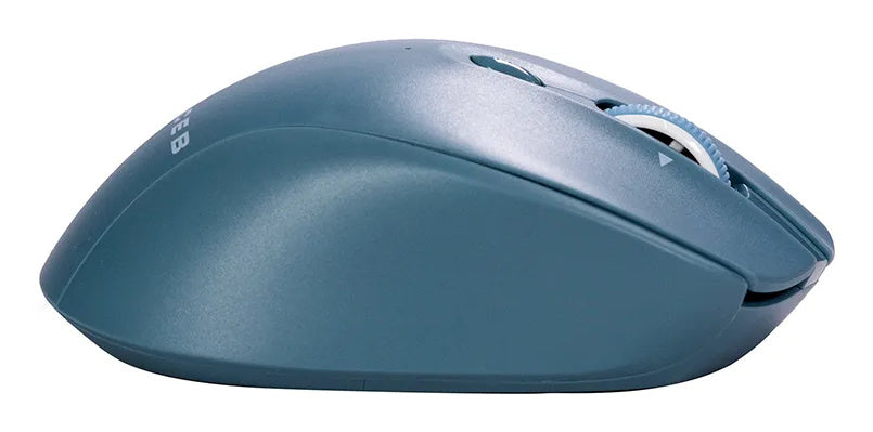 Mouse Naceb - Radiofrecuencia - USB - 5 Botón(es) - Azul - Inalámbrico - 2.40GHz - 1600 dpi - Rueda