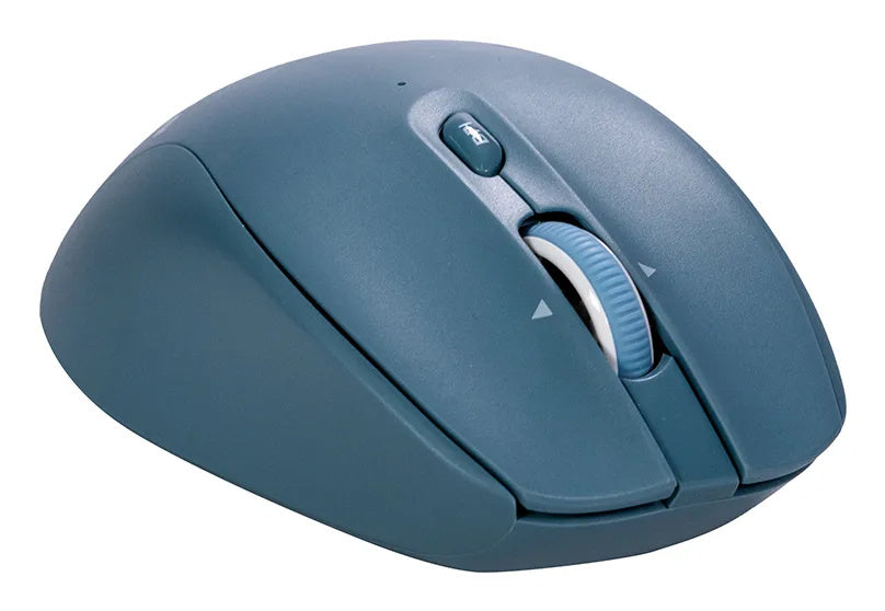 Mouse Naceb - Radiofrecuencia - USB - 5 Botón(es) - Azul - Inalámbrico - 2.40GHz - 1600 dpi - Rueda