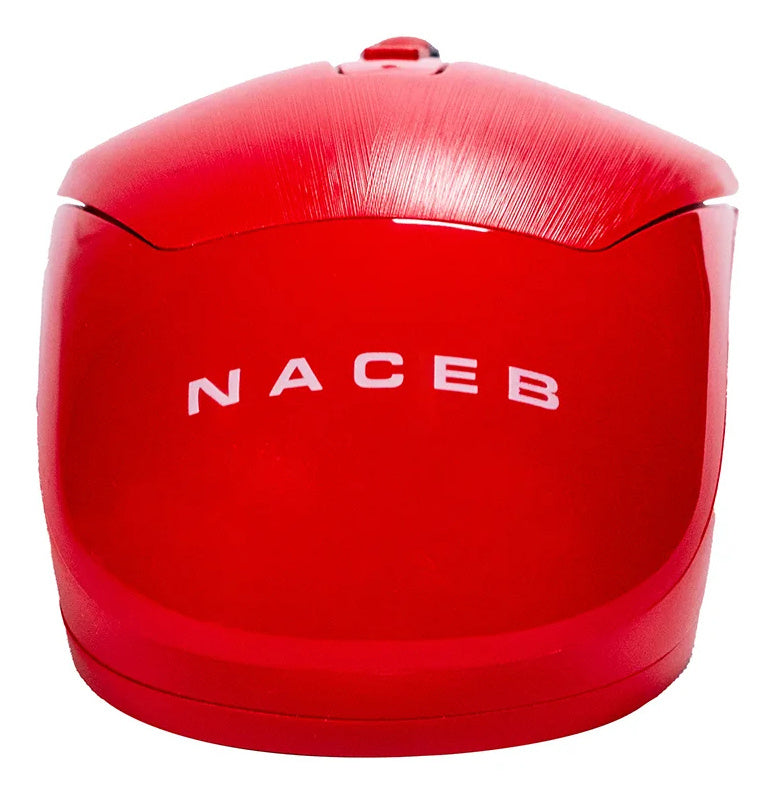Mouse Naceb - Radiofrecuencia - USB - 3 Botón(es) - Rojo - Inalámbrico - 2.40GHz - 1600 dpi - Rueda