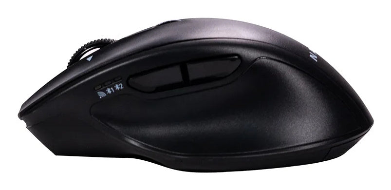 Mouse Naceb - Radiofrecuencia - USB - 5 Botón(es) - Negro - Inalámbrico - 2.40GHz - 1600 dpi -