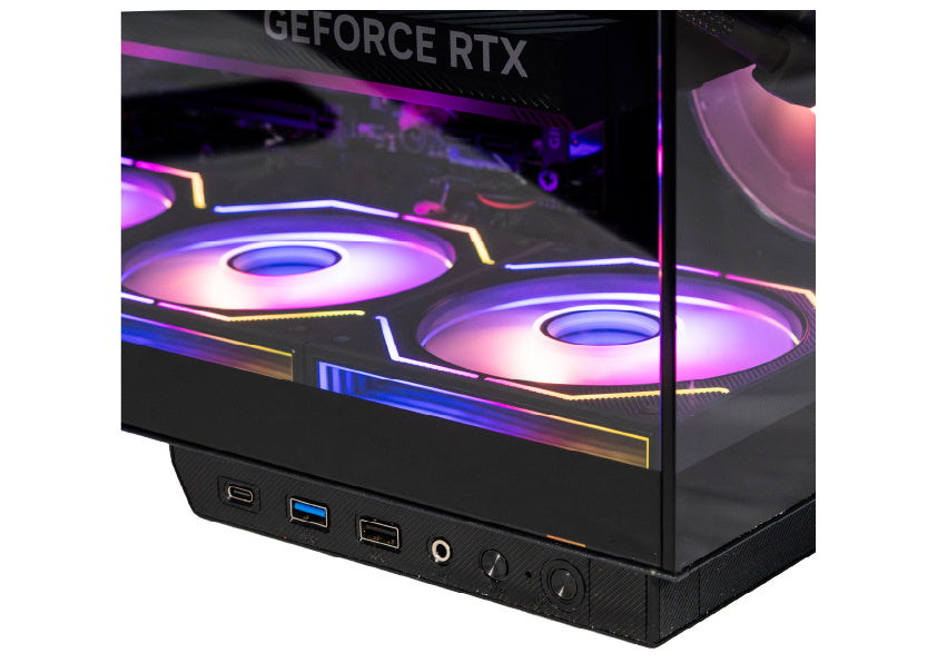 NACEB GABINETE GAMER ATX CRISTAL TEMPLADO NA-0639