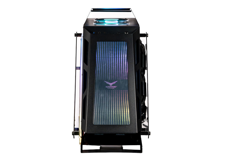 Gabinete Naceb Olympian, Midi-Tower, Micro-ATX/Mini-ITX, USB 2.0/3.0, sin Fuente, 3 Ventiladores Instalados, Negro