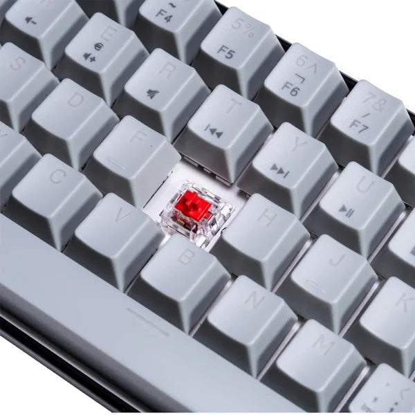 Naceb NA-0963 Teclado gaming - Cable Conectividad - USB 2.0 Tipo C Interfaz - RGB LED - Gris - 69