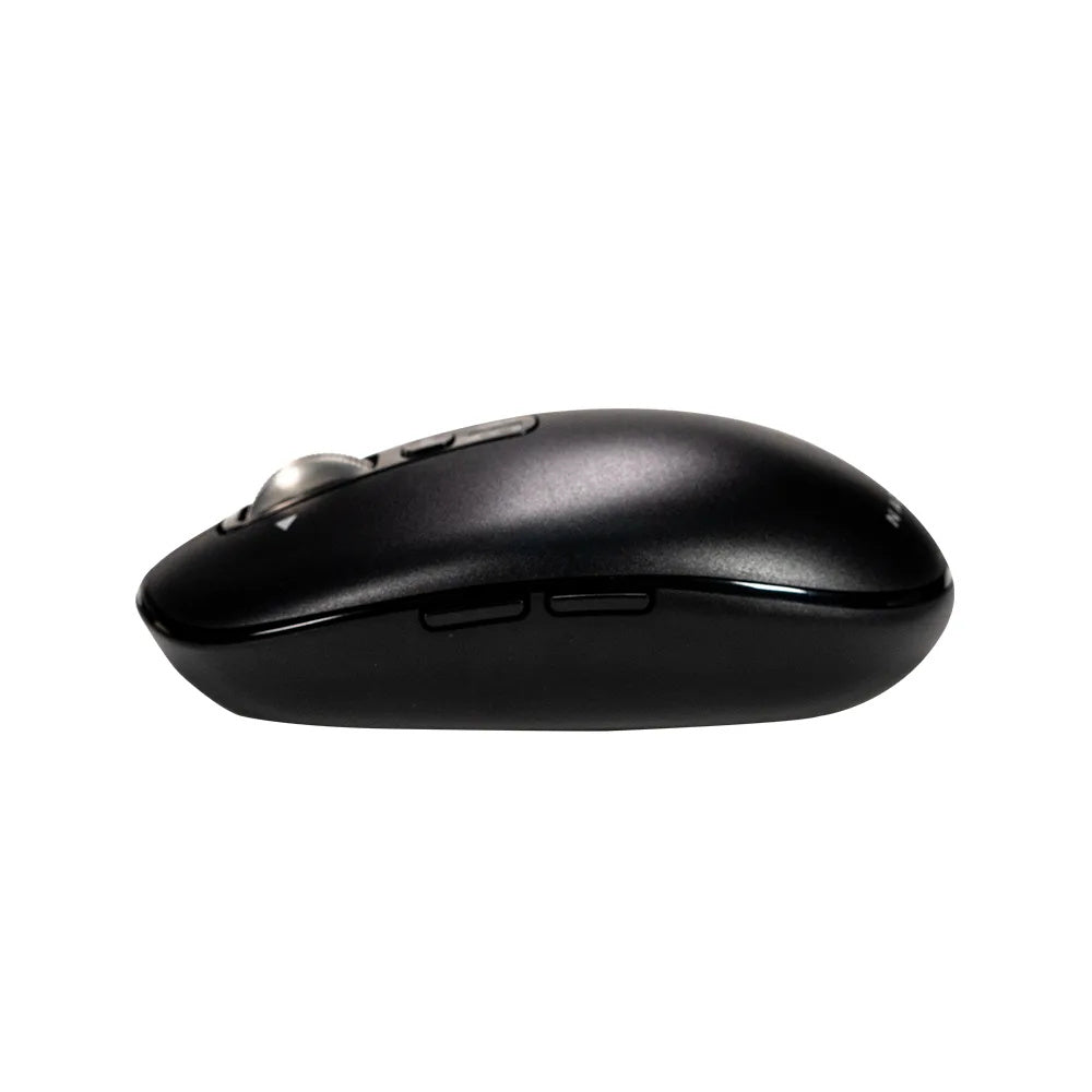 Mouse Naceb - Frecuencia Bluetooth/Radio - USB - 6 Botón(es) - Negro - Inalámbrico - 2.40GHz - 3200