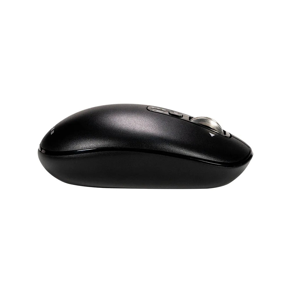 Mouse Naceb - Frecuencia Bluetooth/Radio - USB - 6 Botón(es) - Negro - Inalámbrico - 2.40GHz - 3200