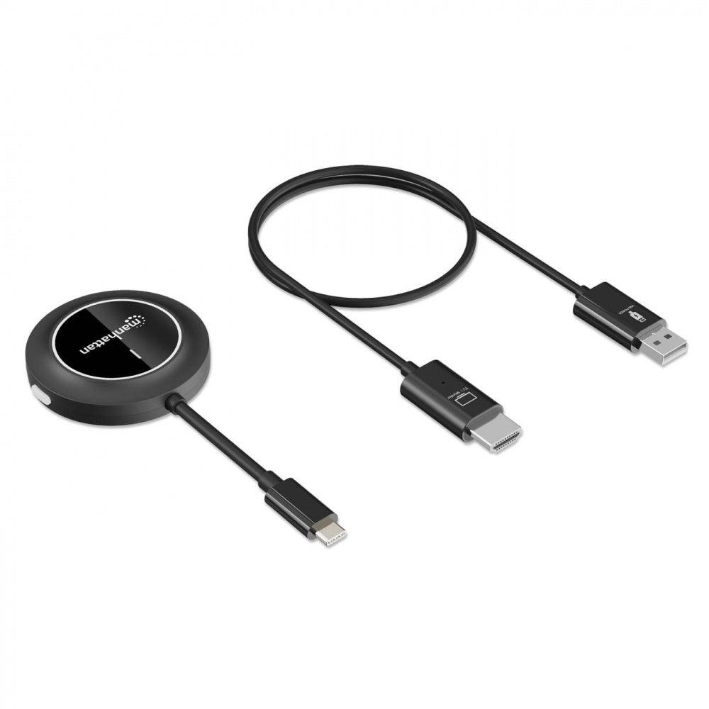 Manhattan Transmisor y Receptor Inalámbrico, Entrada, Salida 1 x HDMI, hasta 30 Metros
