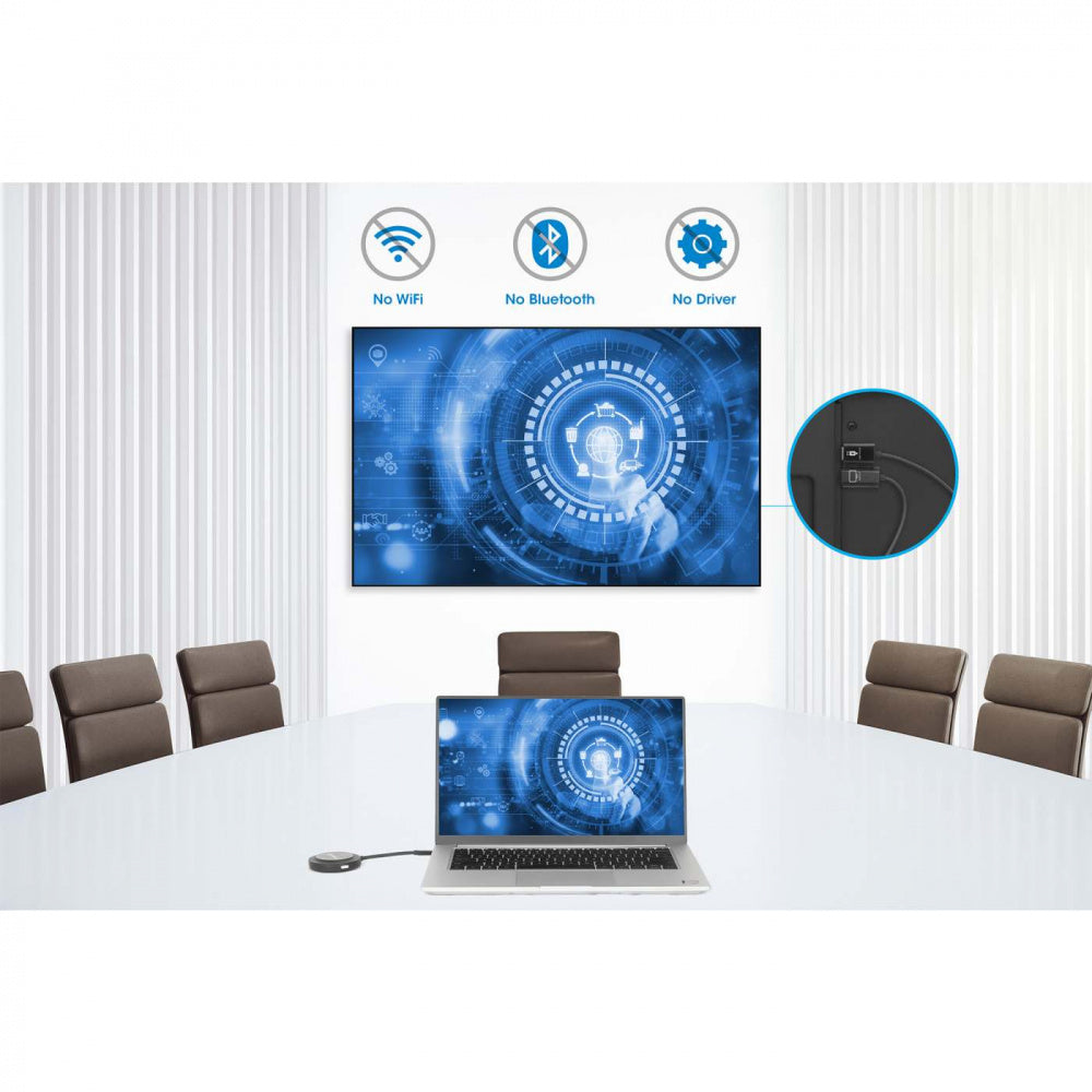 Manhattan Transmisor y Receptor Inalámbrico, Entrada, Salida 1 x HDMI, hasta 30 Metros