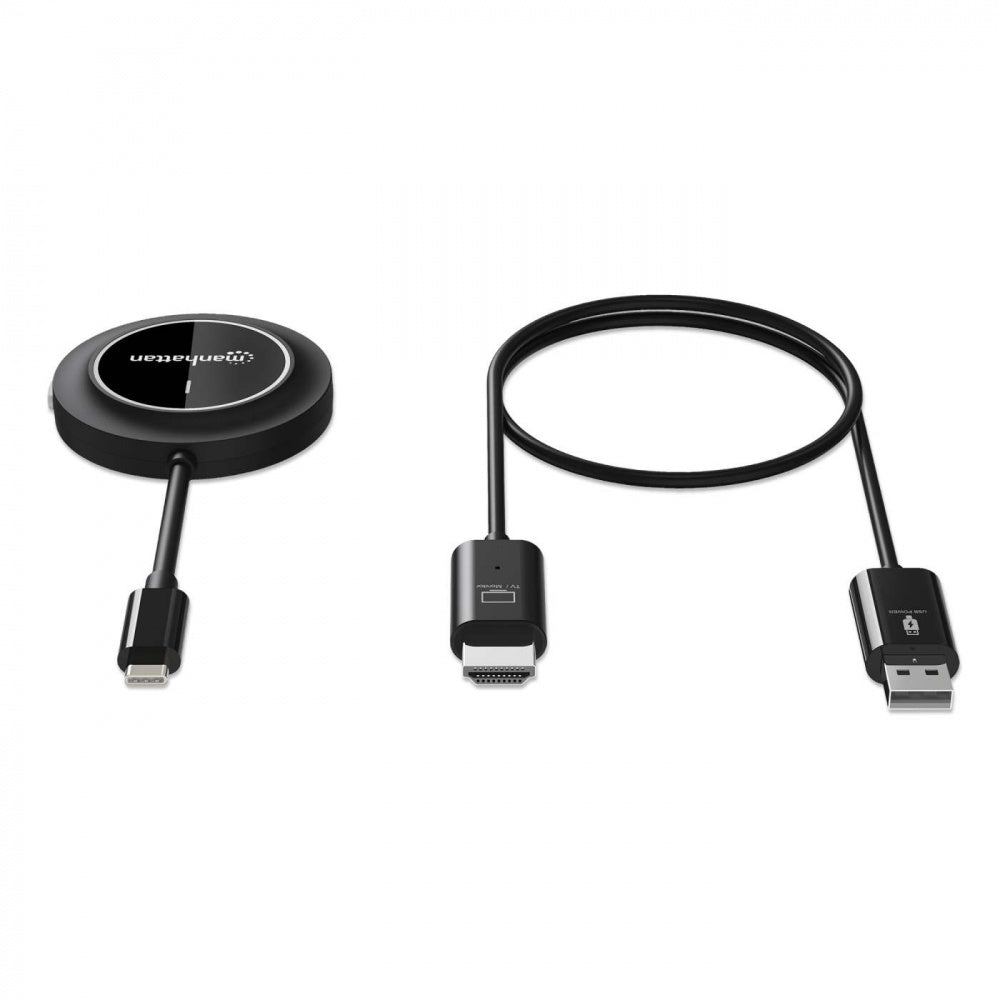 Manhattan Transmisor y Receptor Inalámbrico, Entrada, Salida 1 x HDMI, hasta 30 Metros