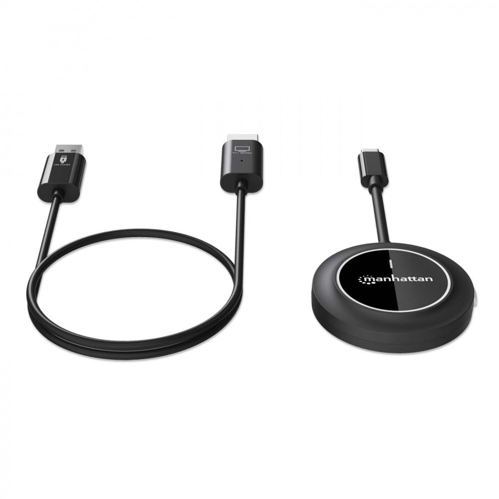 Manhattan Transmisor y Receptor Inalámbrico, Entrada, Salida 1 x HDMI, hasta 30 Metros